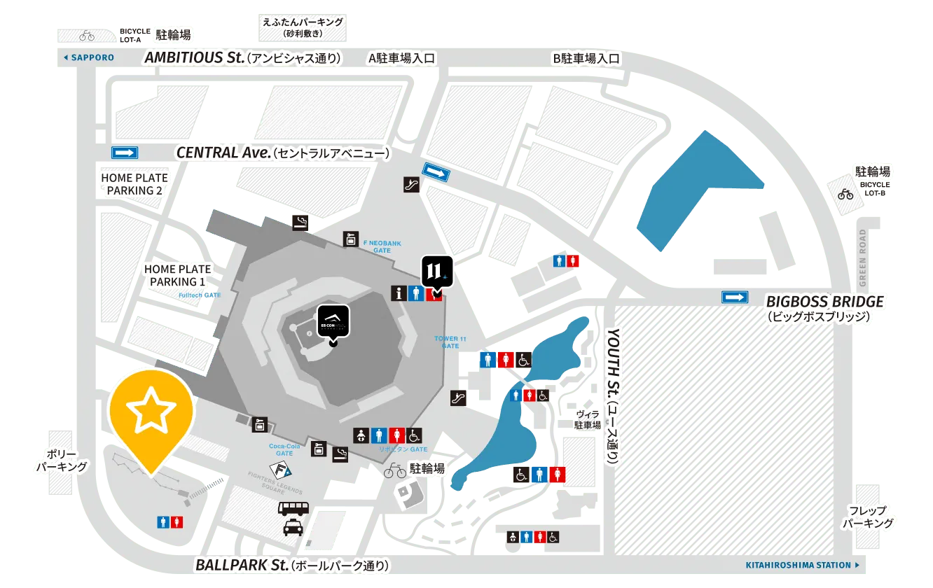 F VILLAGE ADVENTURE PARKの位置