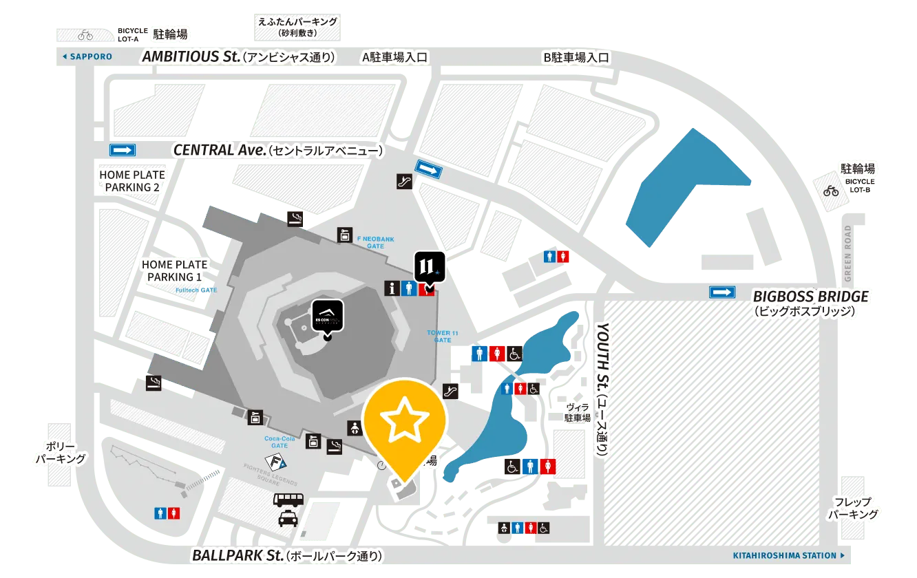 F PLAY FIELD supported by NIHON HOUSINGの位置