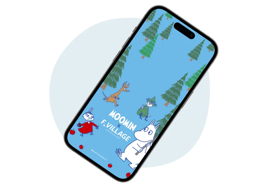 Fビレッジ×ムーミン デジタルスタンプラリー